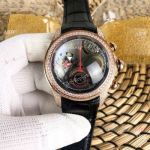 Corum Bubble Rose Gold Black Chronograph Face Watch for Sale - Best Replica